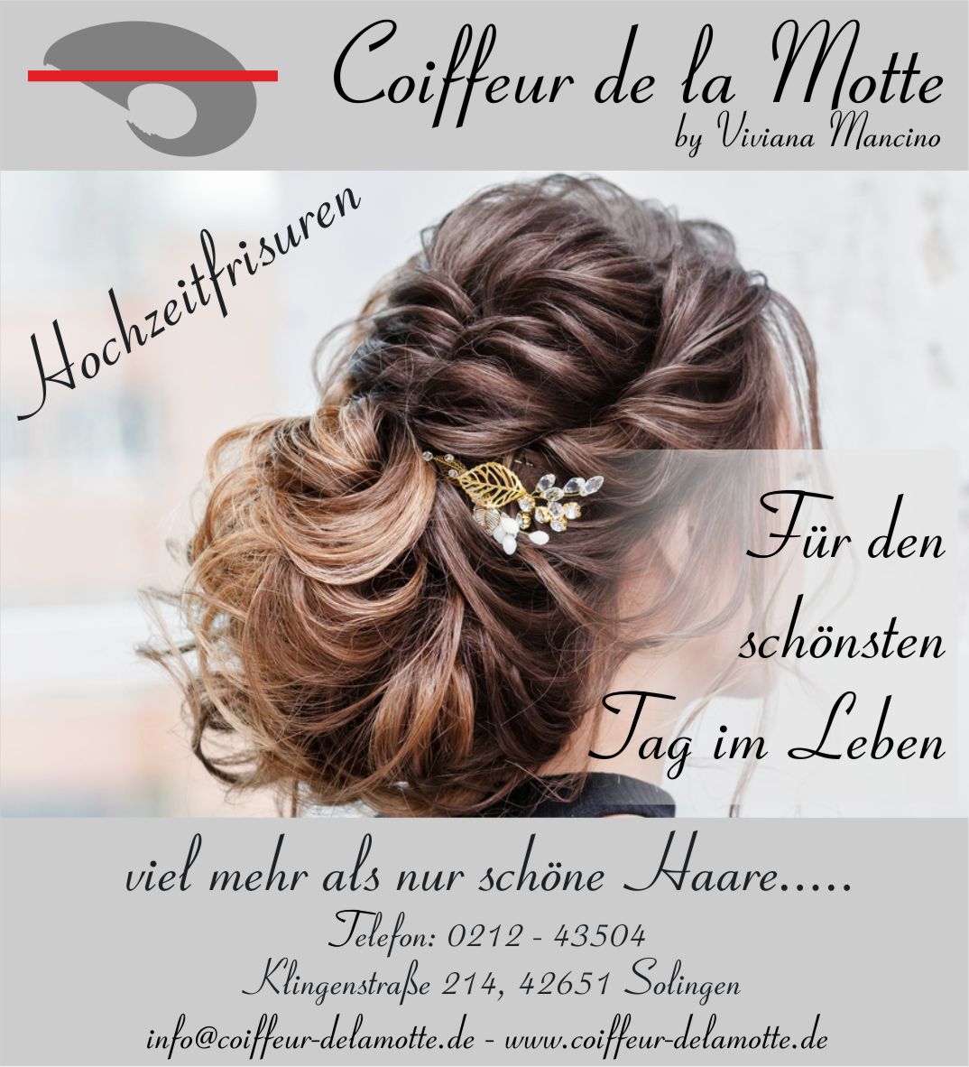 Hochzeitfrisurem vom Ihrem Friseur aus Solingen